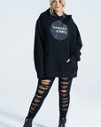Vinyl Oversized Hoodie