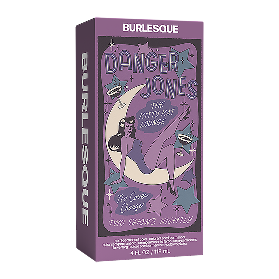 Danger Jones Burlesque - Mauve Hair Color - Long-Lasting Dye - Haircare, Hair Dye