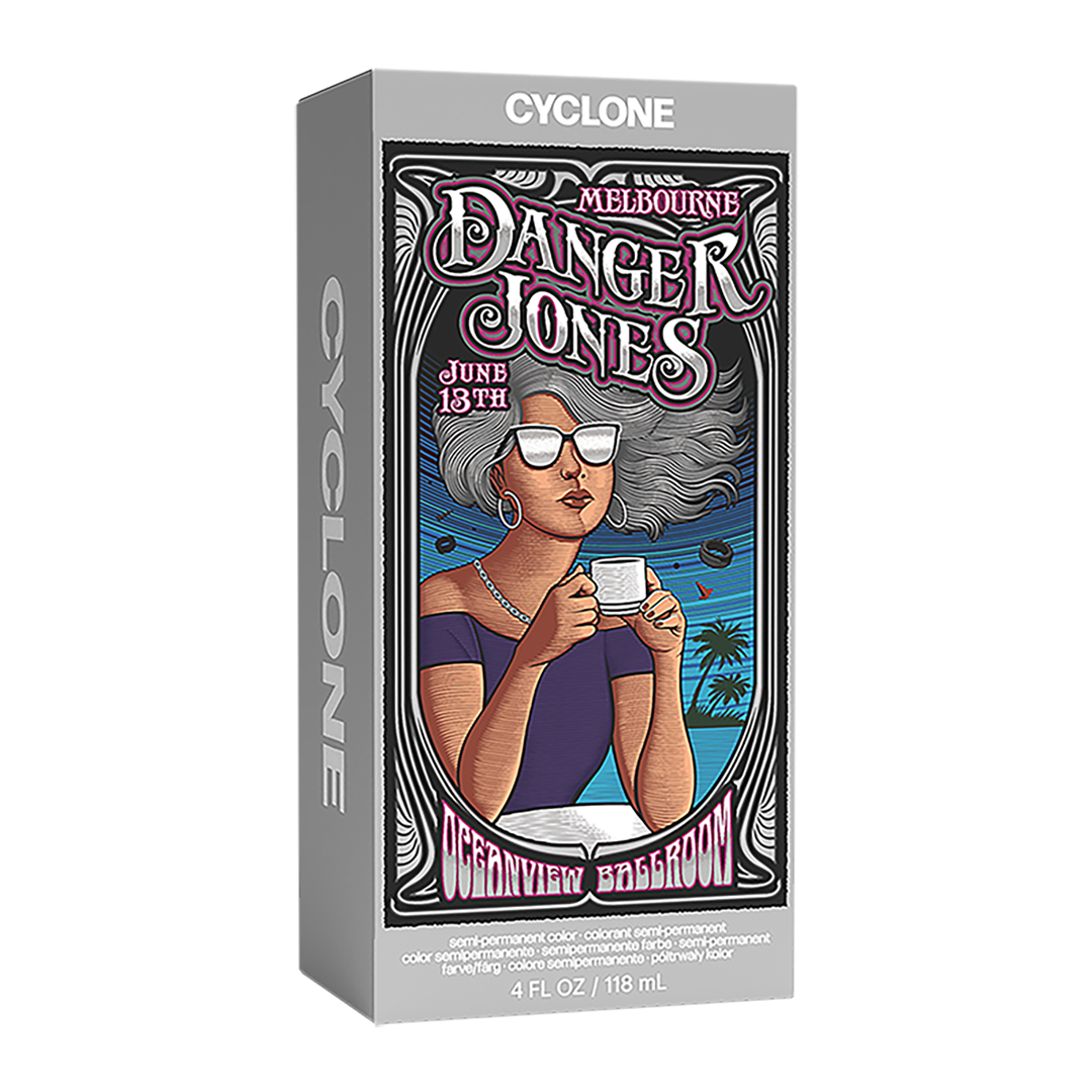 Danger Jones Cyclone - Silver Hair Color - Long-Lasting Dye - Haircare, Hair Dye