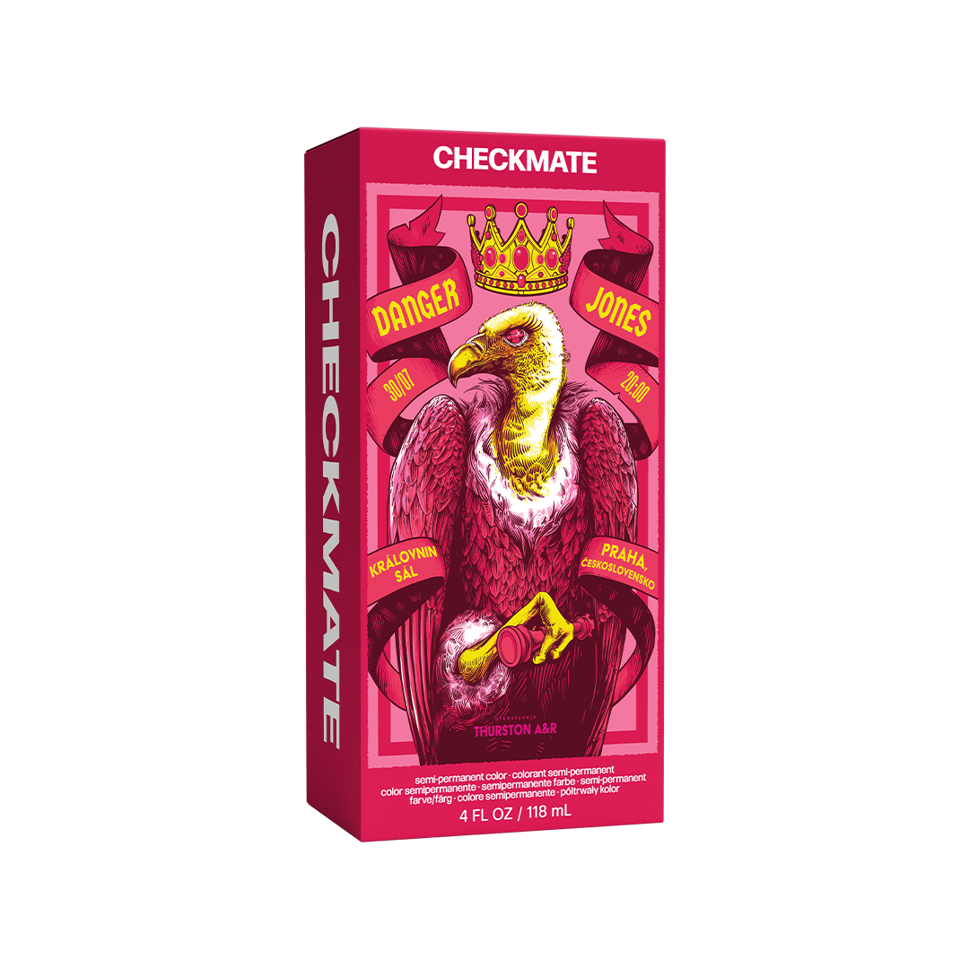 Danger Jones Checkmate - Hot Red Hair Color - Long-Lasting Dye - Haircare, Hair Dye