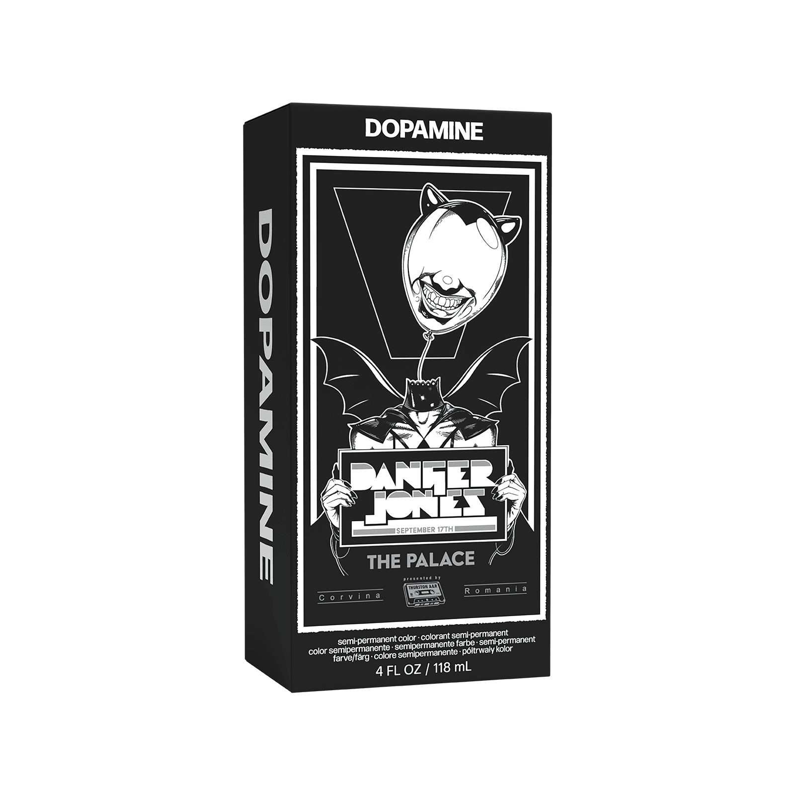 Danger Jones Dopamine - Black Hair Color - Long-Lasting Dye - Haircare, Hair Dye