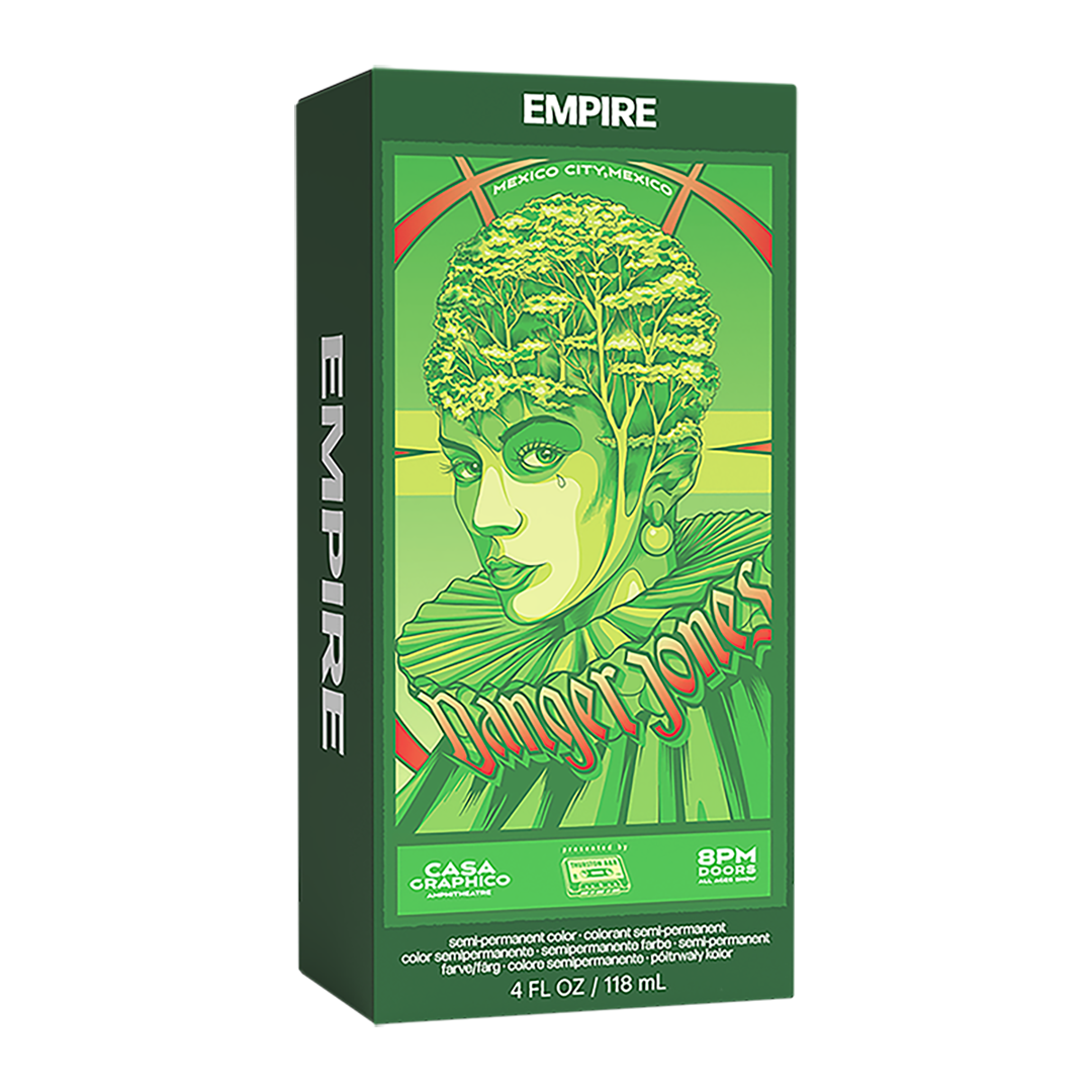 Danger Jones Empire - Green Hair Color - Long-Lasting Dye - Haircare, Hair Dye