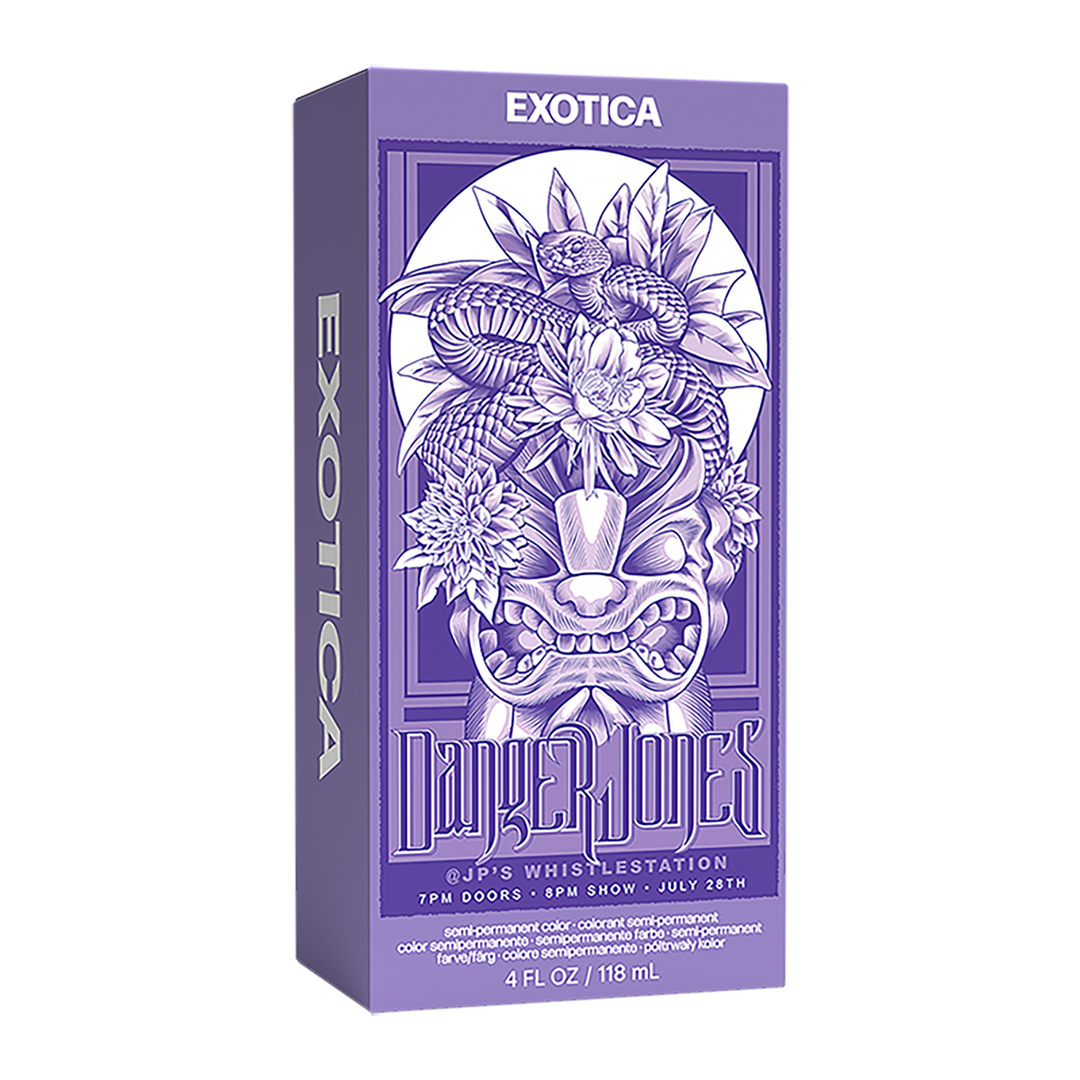 Danger Jones Exotica - Light Purple Hair Color - Long-Lasting Dye - Haircare, Hair Dye