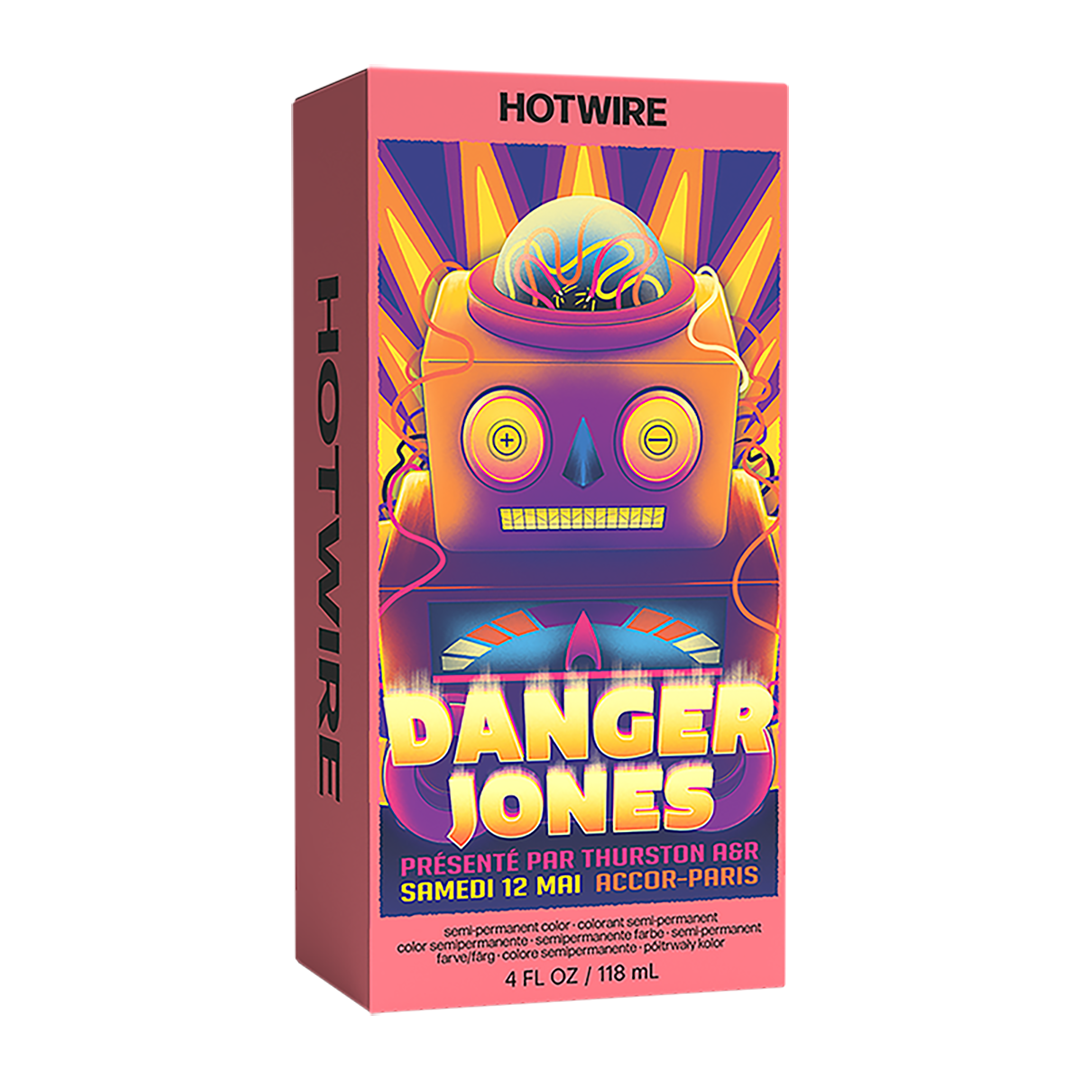 Danger Jones Hotwire - Neon Orange Hair Color - Long-Lasting Dye - Haircare, Hair Dye