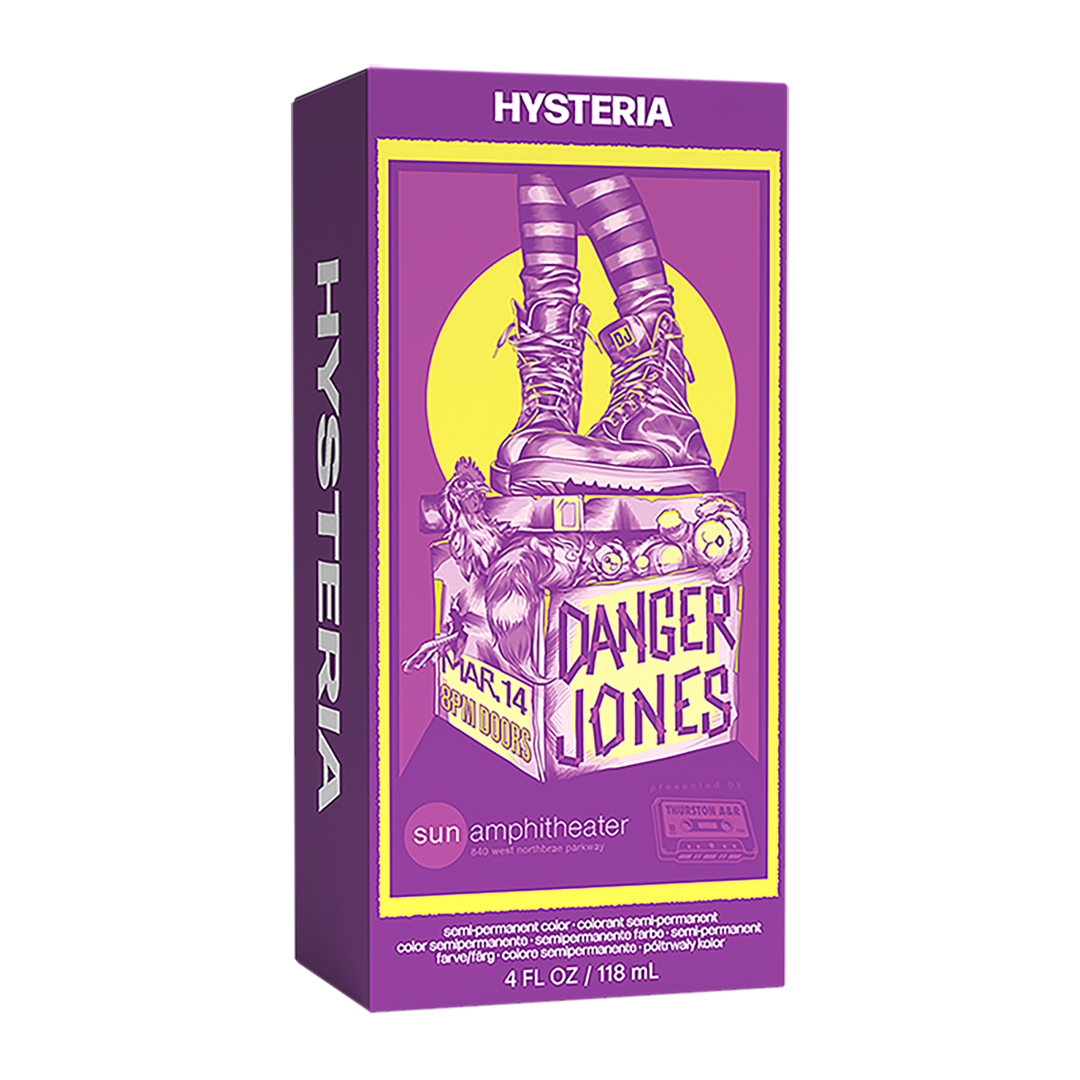 Danger Jones Hysteria - Berry Hair Color - Long-Lasting Dye - Haircare, Hair Dye