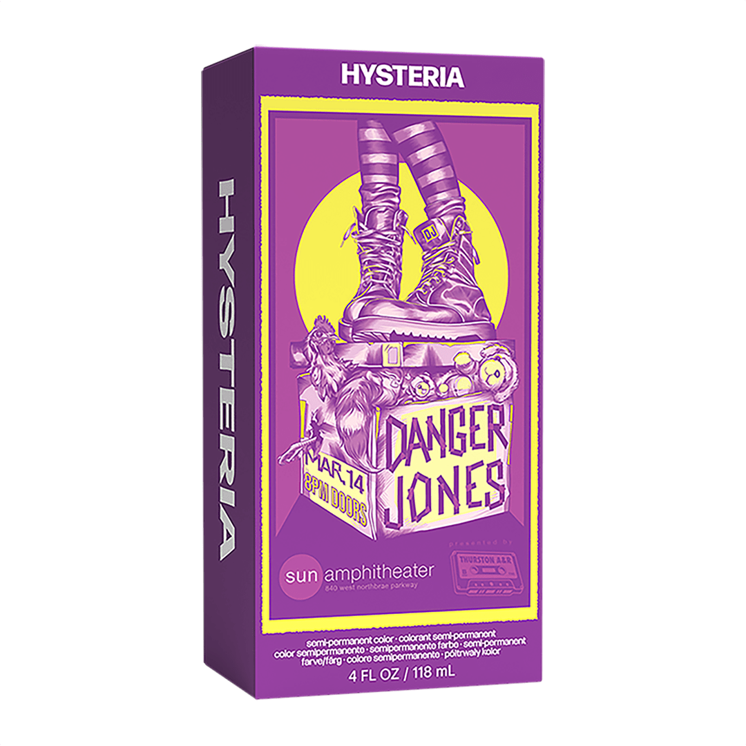 Danger Jones Hysteria - Berry Hair Color - Long-Lasting Dye - Haircare, Hair Dye