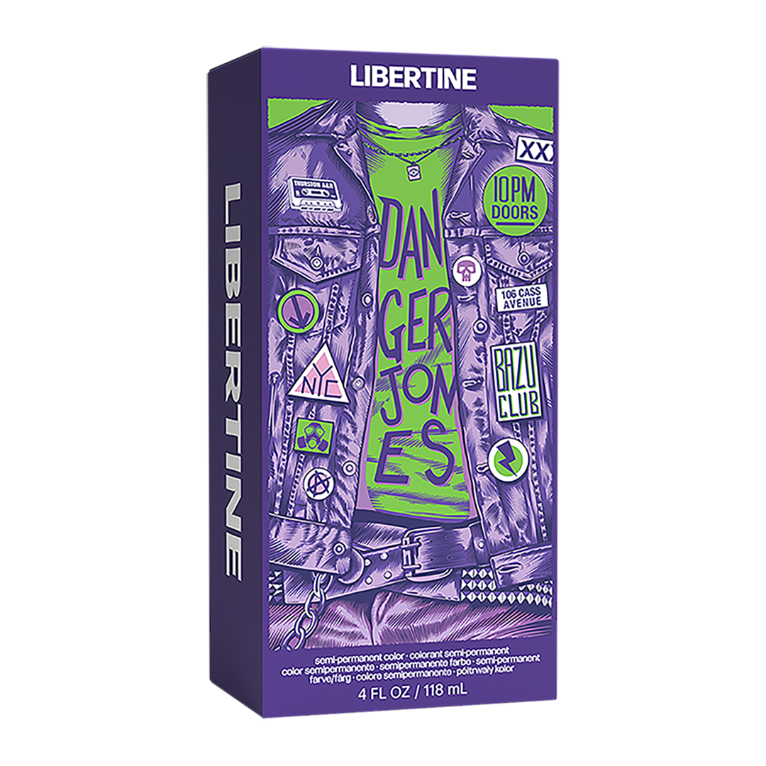 Danger Jones Libertine - Violet Hair Color - Long-Lasting Dye - Haircare, Hair Dye