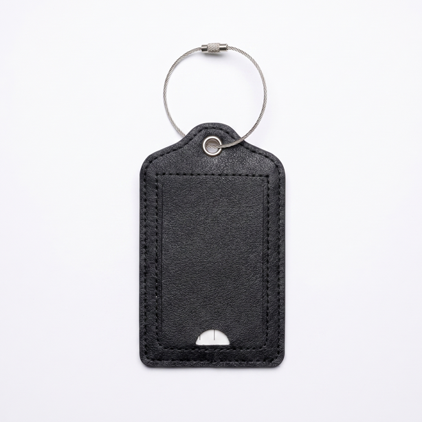 Logo Luggage Tag | Black