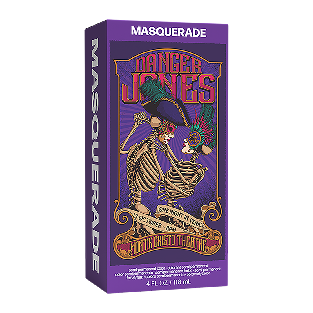 Danger Jones Masquerade - Purple Hair Color - Long-Lasting Dye - Haircare, Hair Dye