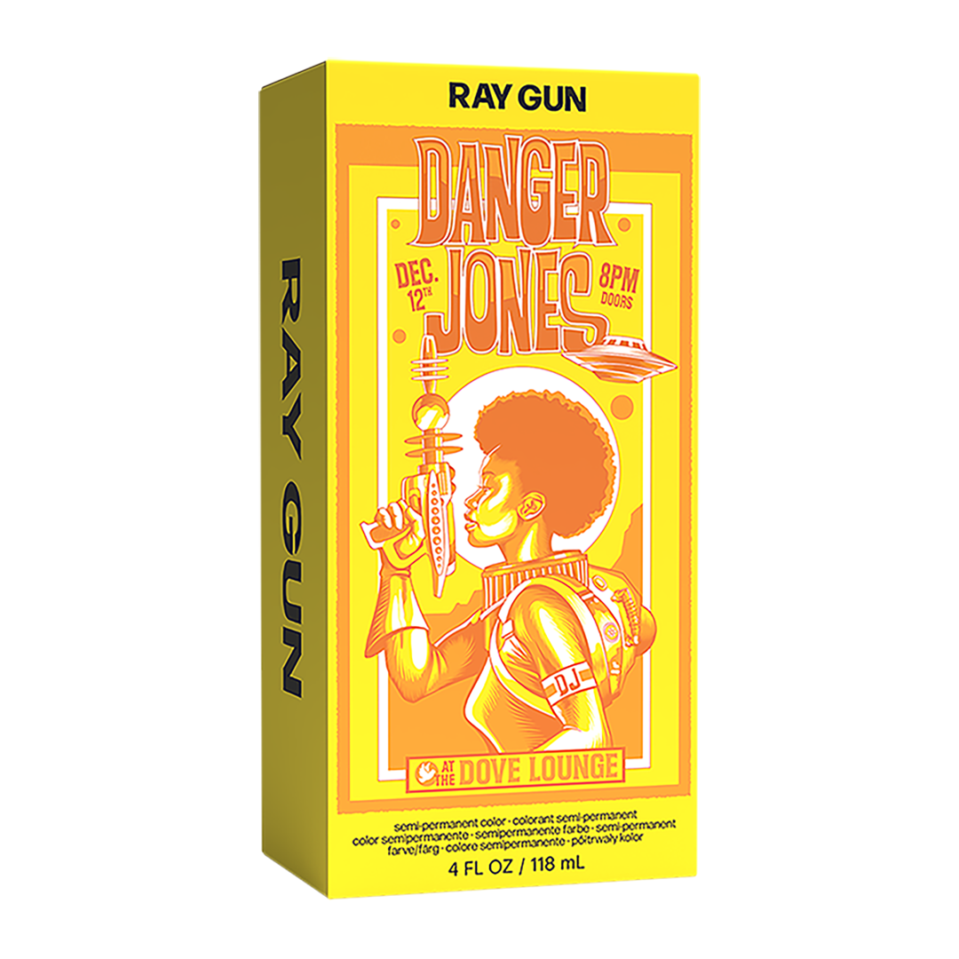 Danger Jones Ray Gun - Neon Yellow Hair Color - Long-Lasting Dye - Haircare, Hair Dye