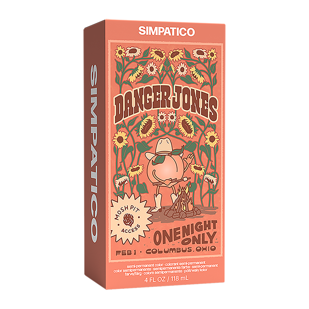 Danger Jones Simpatico - Light Peach Hair Color - Long-Lasting Dye - Haircare, Hair Dye
