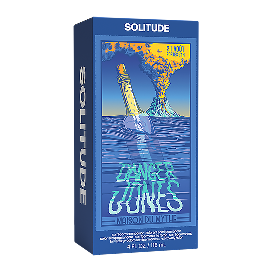 Danger Jones Solitude - Blue Hair Color - Long-Lasting Dye - Haircare, Hair Dye