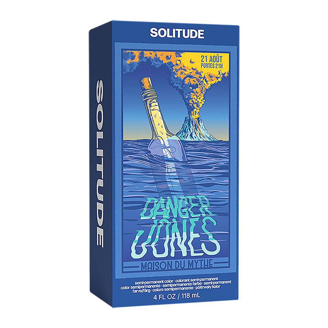 Danger Jones Solitude - Blue Hair Color - Long-Lasting Dye - Haircare, Hair Dye