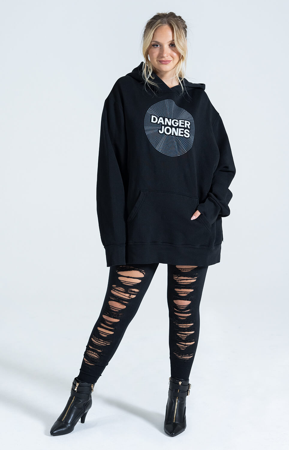 Vinyl Oversized Hoodie