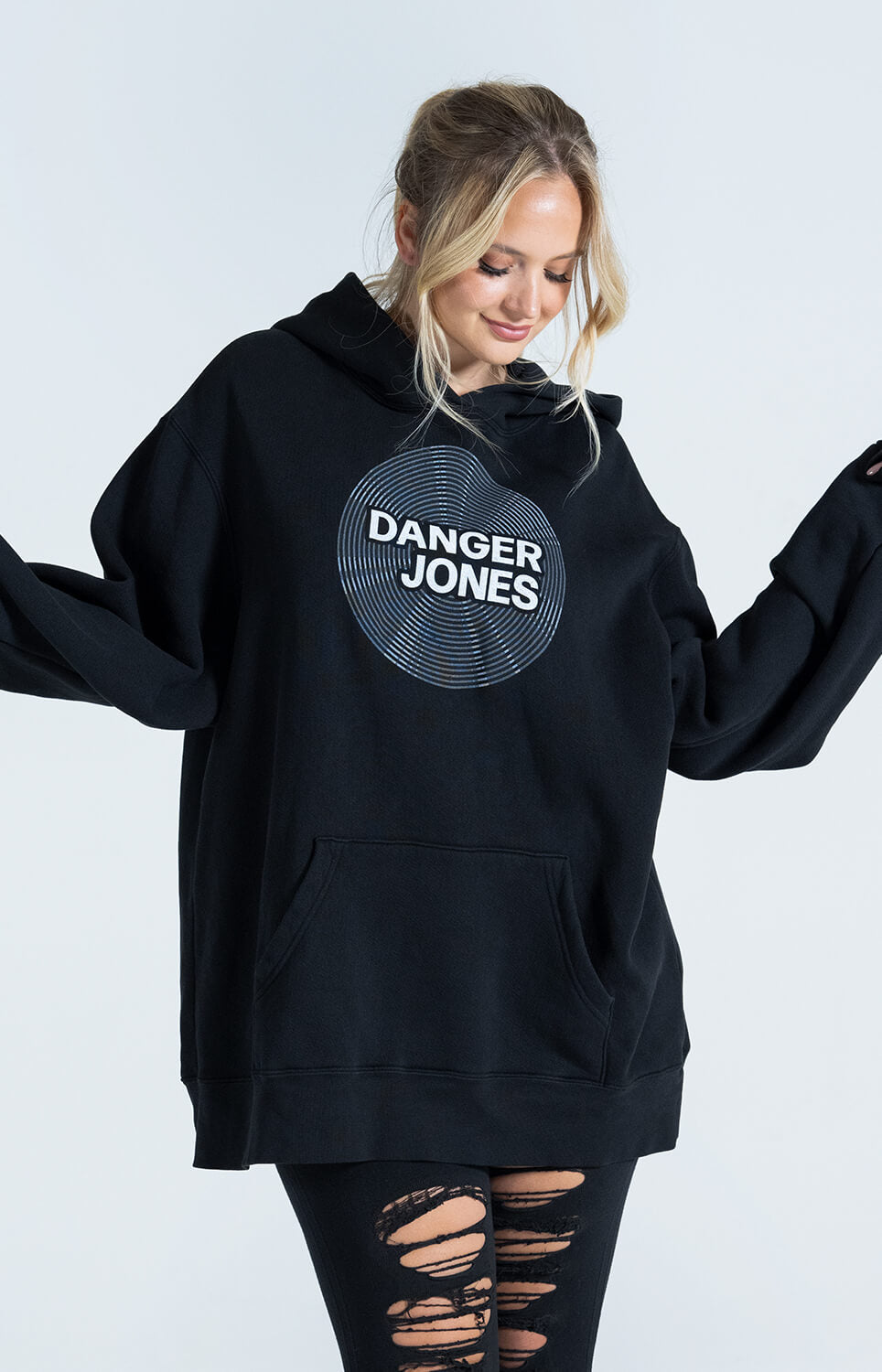 Vinyl Oversized Hoodie