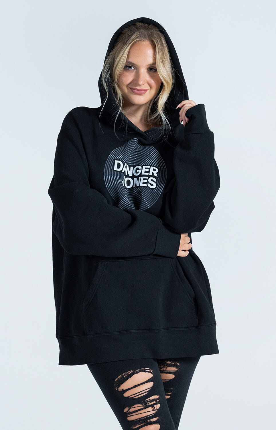 Vinyl Oversized Hoodie