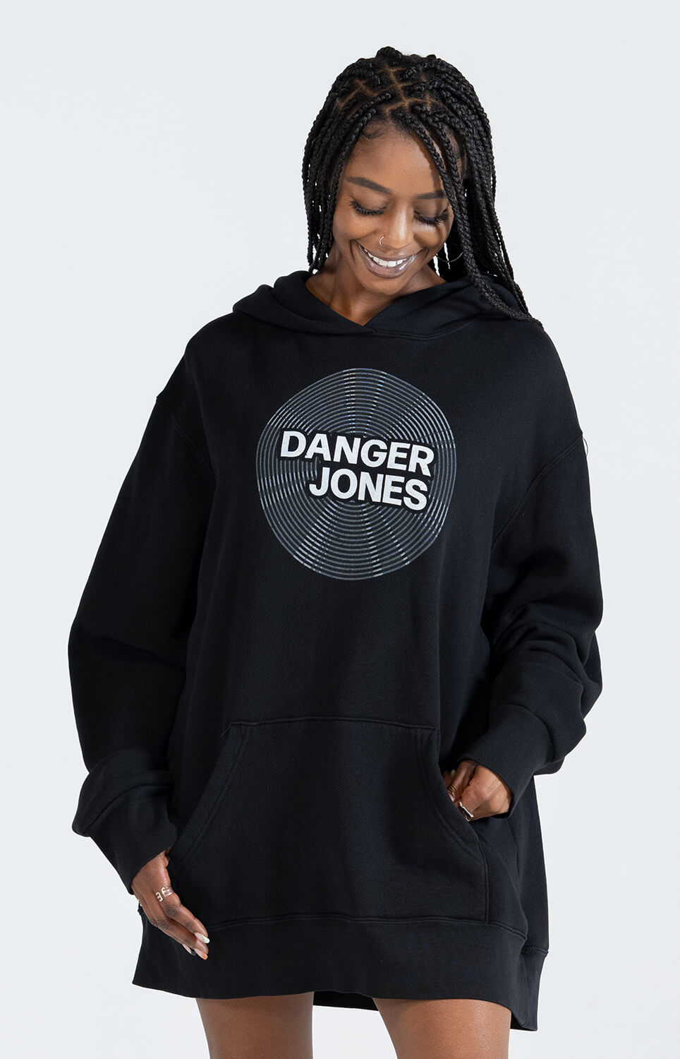 Vinyl Oversized Hoodie