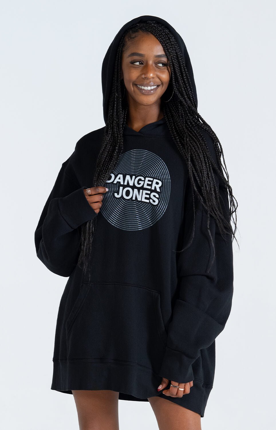 Vinyl Oversized Hoodie