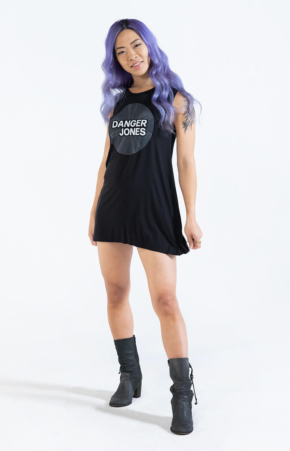 Vinyl Tank Dress